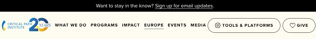 Critical Path Institute - Europe
